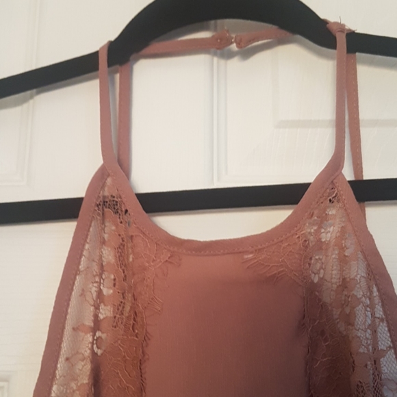 Dynamite halter cami with lace NWT - Picture 3 of 9